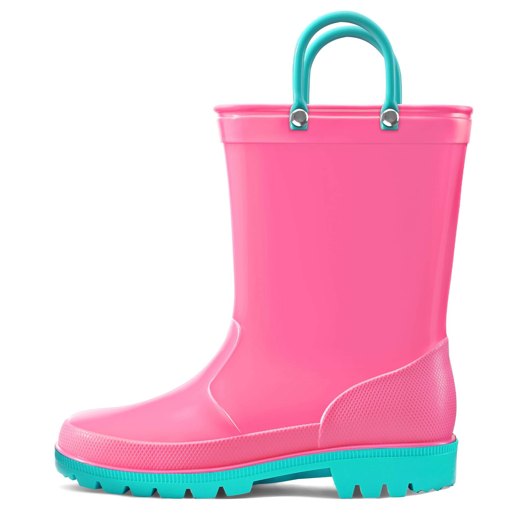 Bright Kids Rain Boots with Handle - MYSOFT