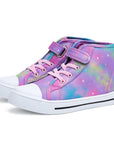 Colorful Swirled Stars High-Top Canvas Sneakers - MYSOFT