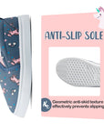 Denim Unicorn Cotton Lined Espadrilles - MYSOFT