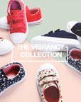 Colorful Polka Dot Soft Pink Walking Shoes - MYSOFT