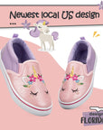 K KomForme Toddler Girls & Boys Slip On Canvas Sneakers Loafers Moccasins Kids Tennis Shoes