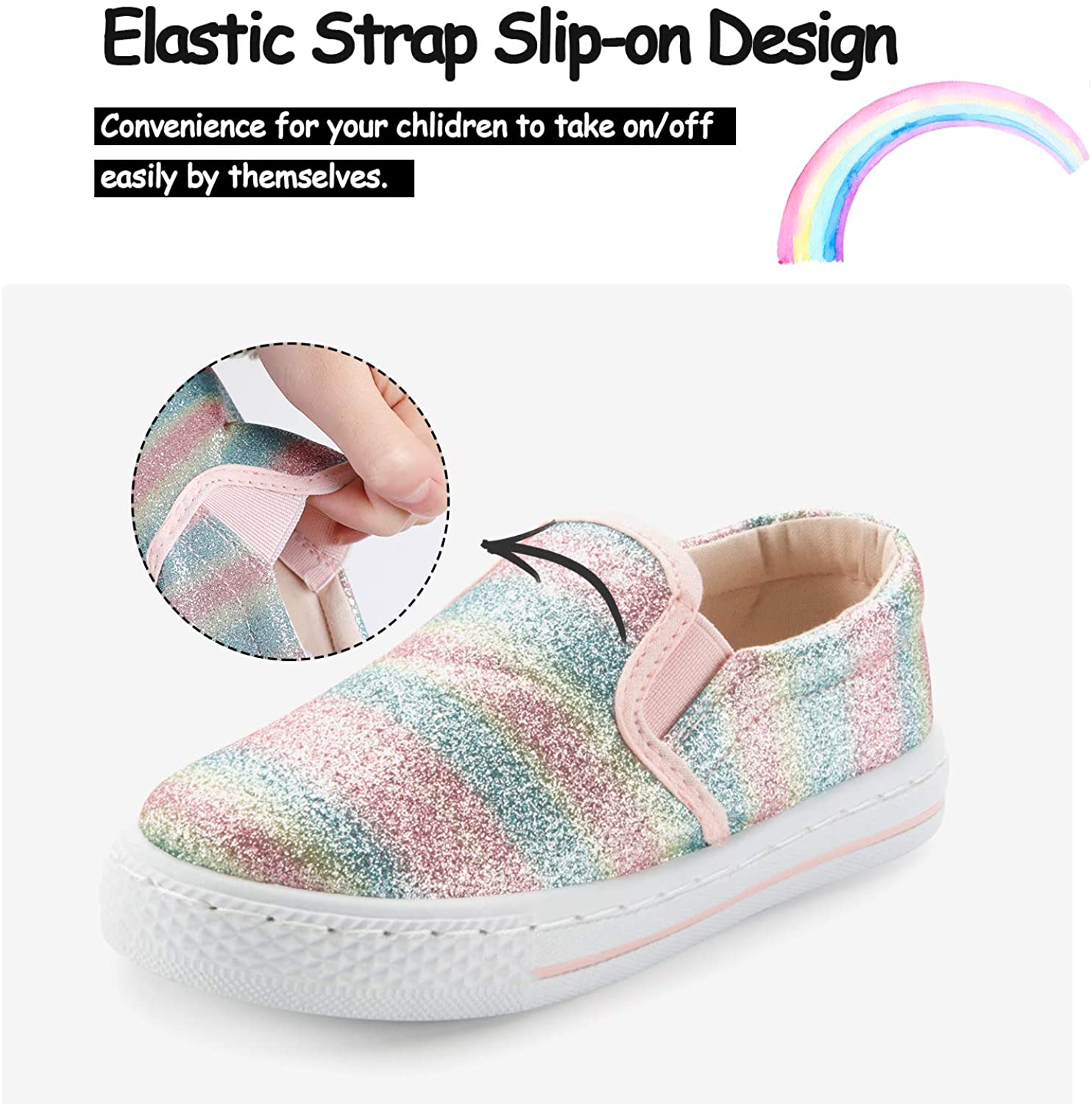 Boys &amp; Girls Toddler Casual Sneakers Colorful - K KomForme