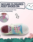 Colorful Hook and Loop Canvas Toddler Sneakers - MYSOFT