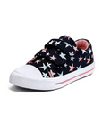 Kids Sneakers Boy Canvas Shoes Black Stars - KKOMFORME