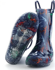 Toddler Light Up Rain Boots  Dinosaur for Boys  - KkomForme