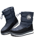 Boys and Girls Waterproof Snow Boots Winter Outdoor Boots with Fur Lining - K KomForme