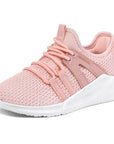 Pink Lightweight Breathable Tennis Sneakers - MYSOFT