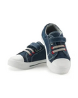 Toddler canvas shoes Kids Sneakers  Drak Blue - KKOMFORME