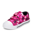 Kids Sneakers Boy Canvas Shoes Pink Butterfly - KKOMFORME
