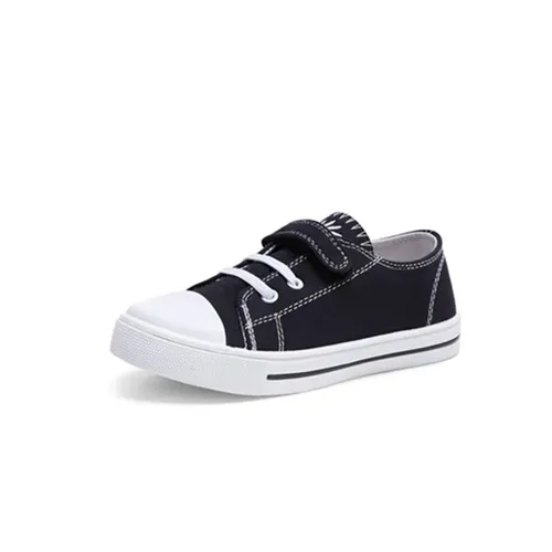 Children&#39;s shoes Solid Black boys sneaker  - KKOMFORME