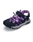Toddler Sandals Outdoor Summer Water Shoes for Boys & Navy Purple -- K Komforme