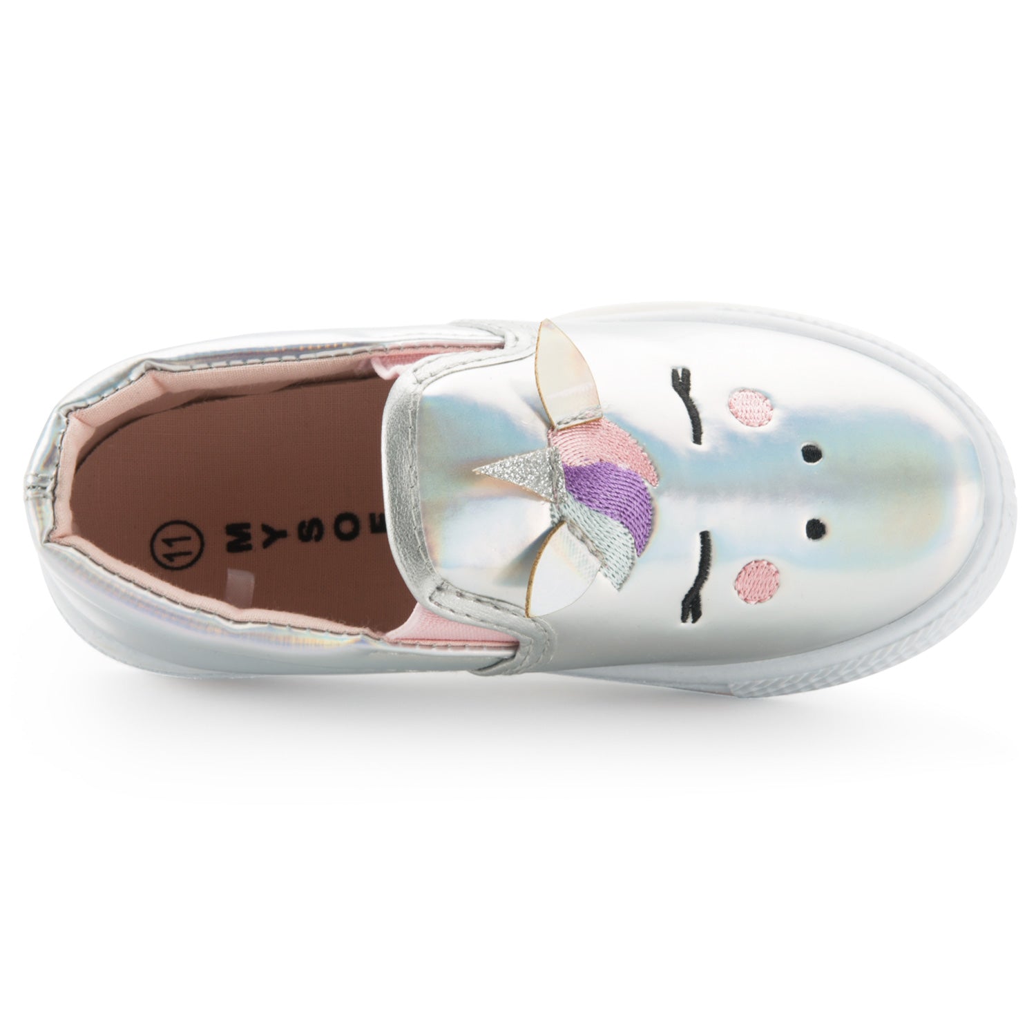 Silver Unicorn Slip-On Espadrilles - MYSOFT