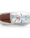 Silver Unicorn Slip-On Espadrilles - MYSOFT