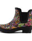 Multicolored Matte Chelsea Rain Boots