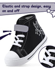 K KomForme Toddler Boys and Girls Canvas High Top Sneakers New