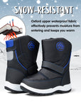 Velcro Side Zipper Outdoor Waterproof Snow Boots