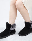 Classic Mid-calf Fur Lining Snow Boots