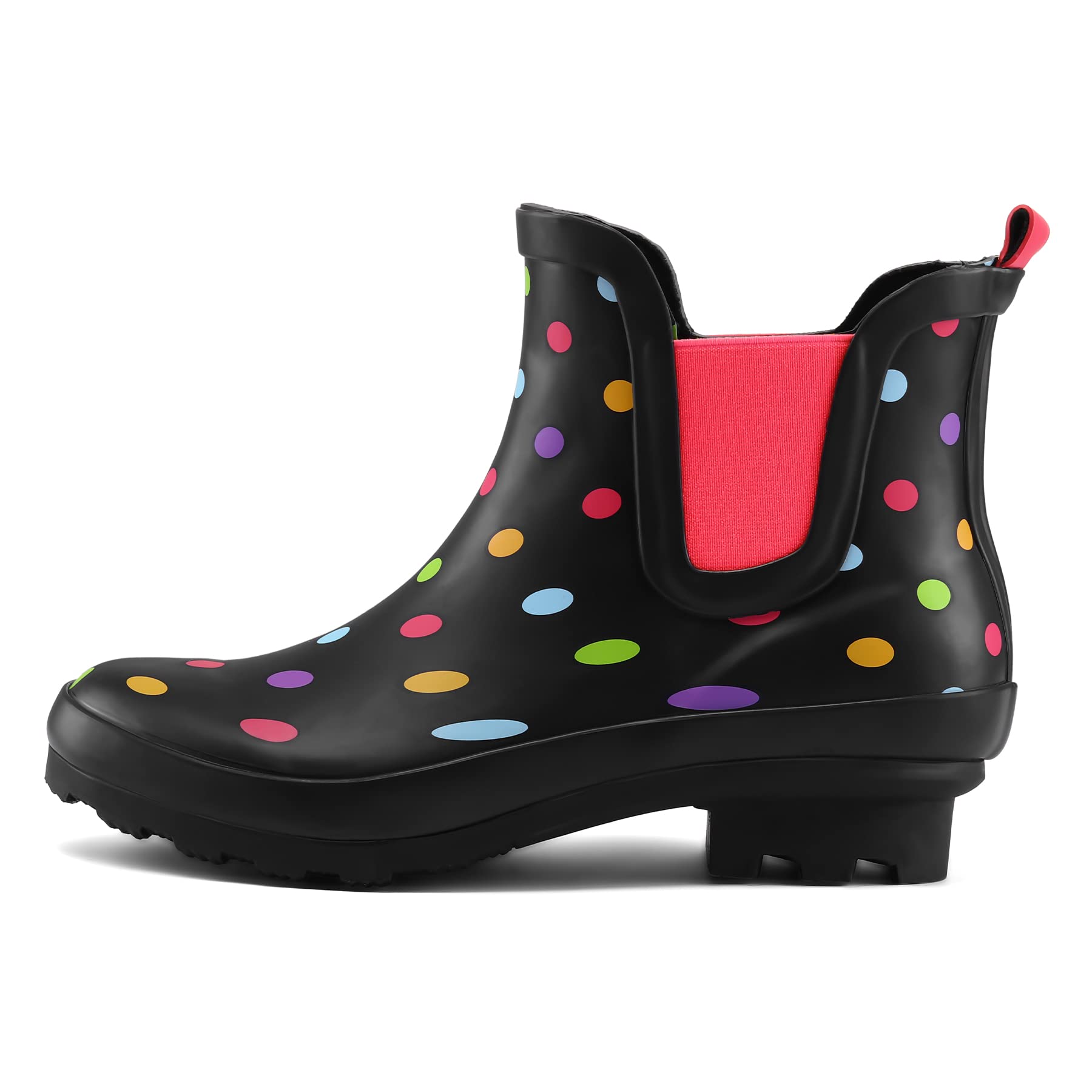 Multicolored Matte Chelsea Rain Boots