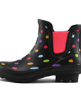 Multicolored Matte Chelsea Rain Boots