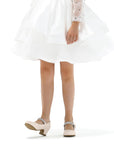 Kids Dress Shoes-Low Heel Rhinestone Strap Mary Jane Shoes