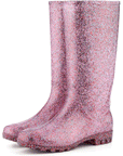 Glitter Rubber Waterproof Wellies - MYSOFT