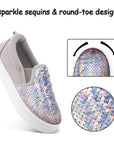 Sparkle Sequins Canvas Walking Shoes