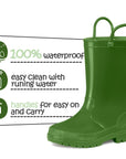 Simple And Cute Waterproof Rubber Rain Boots