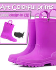 Simple And Cute Waterproof Rubber Rain Boots