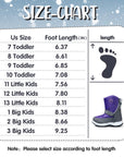 Pink/Purple Mountain Icons Insulated Waterproof Snow Boots