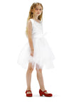 Kids Dress Shoes-Low Heel Sequined Mary Jane Flats