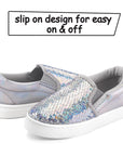 Sparkle Sequins Canvas Walking Shoes