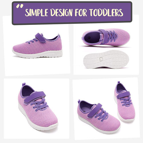 Little Kid Running/Walking Tennis Shoes Pink- KOMFORME