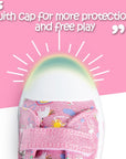 K KomForme Casual Kids Canvas Shoes Pink Unicorn Size 4-12 (Toddler Girl)