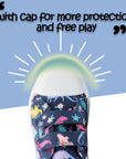 K KomForme Kids Canvas Shoes Colorful Dinosaurs Size 10 Toddler Girl