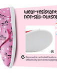 Kids Loafer Flat Slip On Canvas Sneakers Pink Unicorn - KKOMFORME