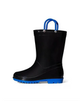 Kids  Boys Rain Boots Light Sold Black - KKOMFORME
