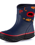 KKOMFORME Neoprene Warm Rain Boots Winter Snow Boots for Toddler and Little Kids