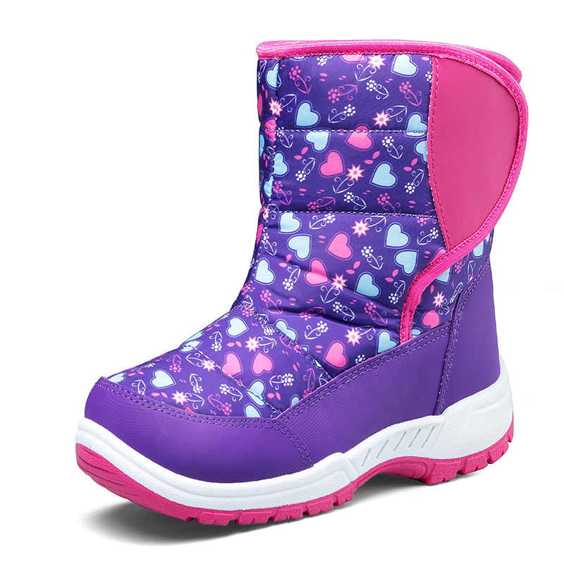 Anti-Skid Winter Outdoor online Stock Shoes Children′ S Girl Snow Boots for Kids