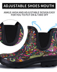 Multicolored Matte Chelsea Rain Boots - MYSOFT