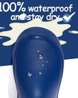 K KOMFORME SHOE Boy&Girl Rain Boots Waterproof Blue - KomForme product_description.
